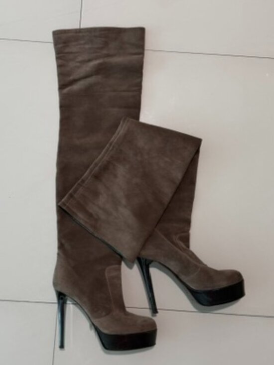 Giuseppe Zanotti Shoes - Giuseppe Zanotti over the knee suede boots